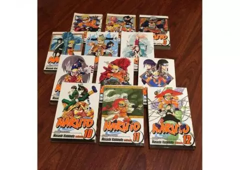 Naruto volumes 1-12 GOOD CONDITION